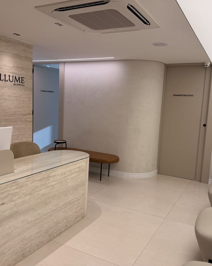 Recepção da Illume Clínica